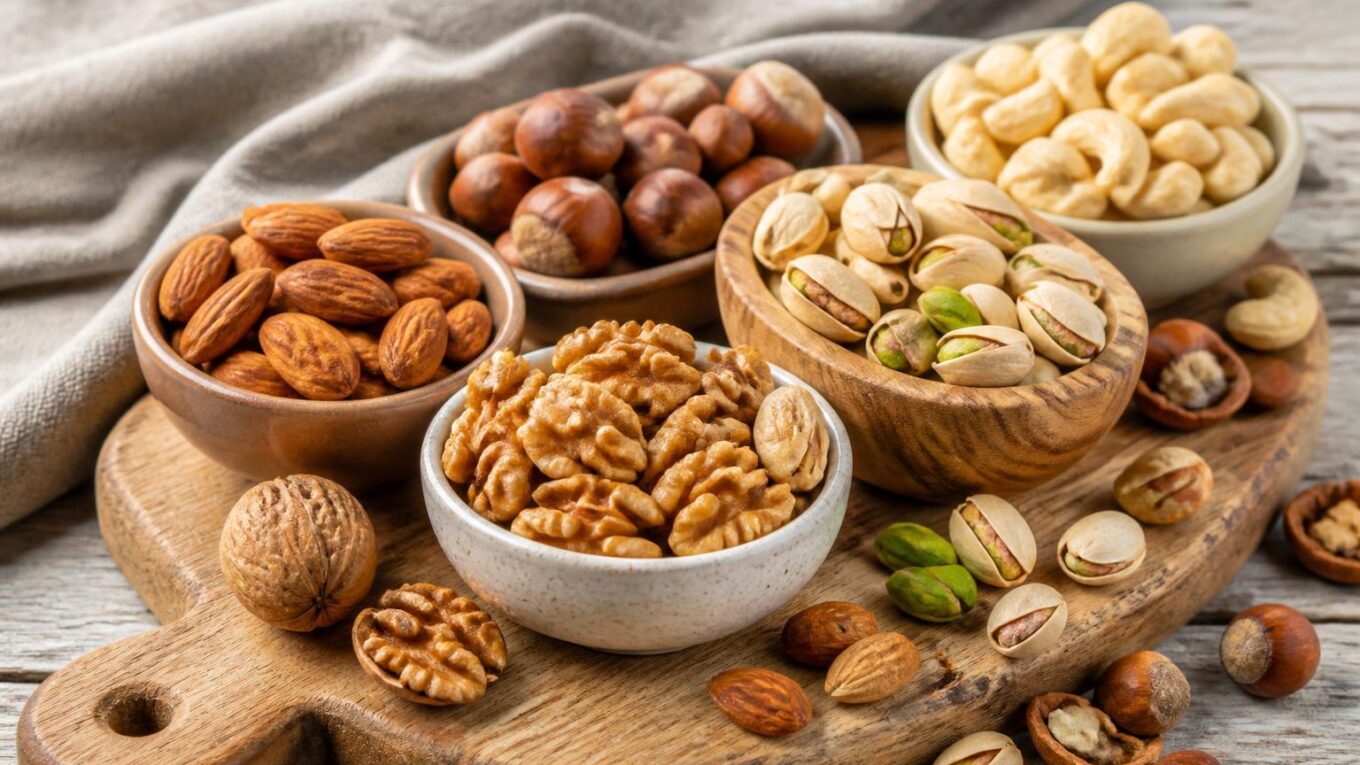 Welche Nüsse sind am gesündesten? Walnüsse, Mandeln, Haselnüsse, Pistazien oder Cashews –